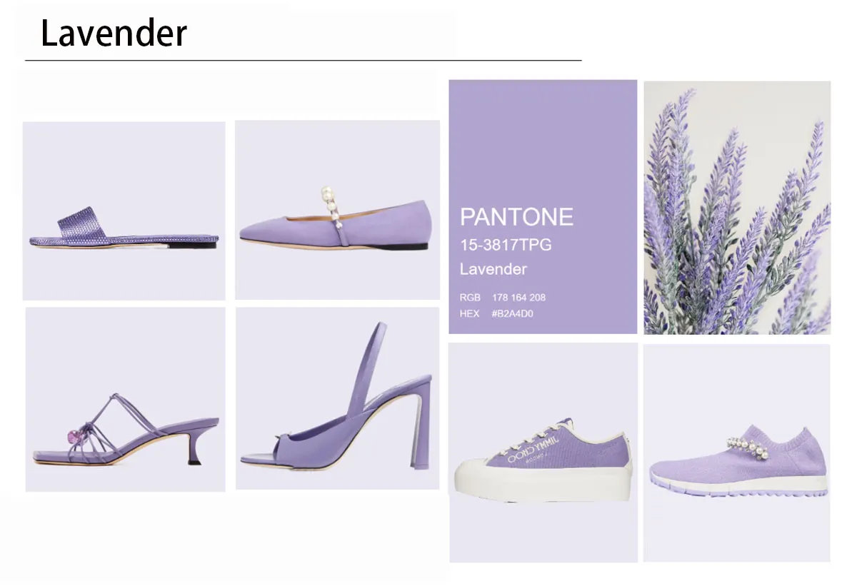 2025 POPULAR ELEMENTS DISPLAY - Lavender and Crystal Pink Colors