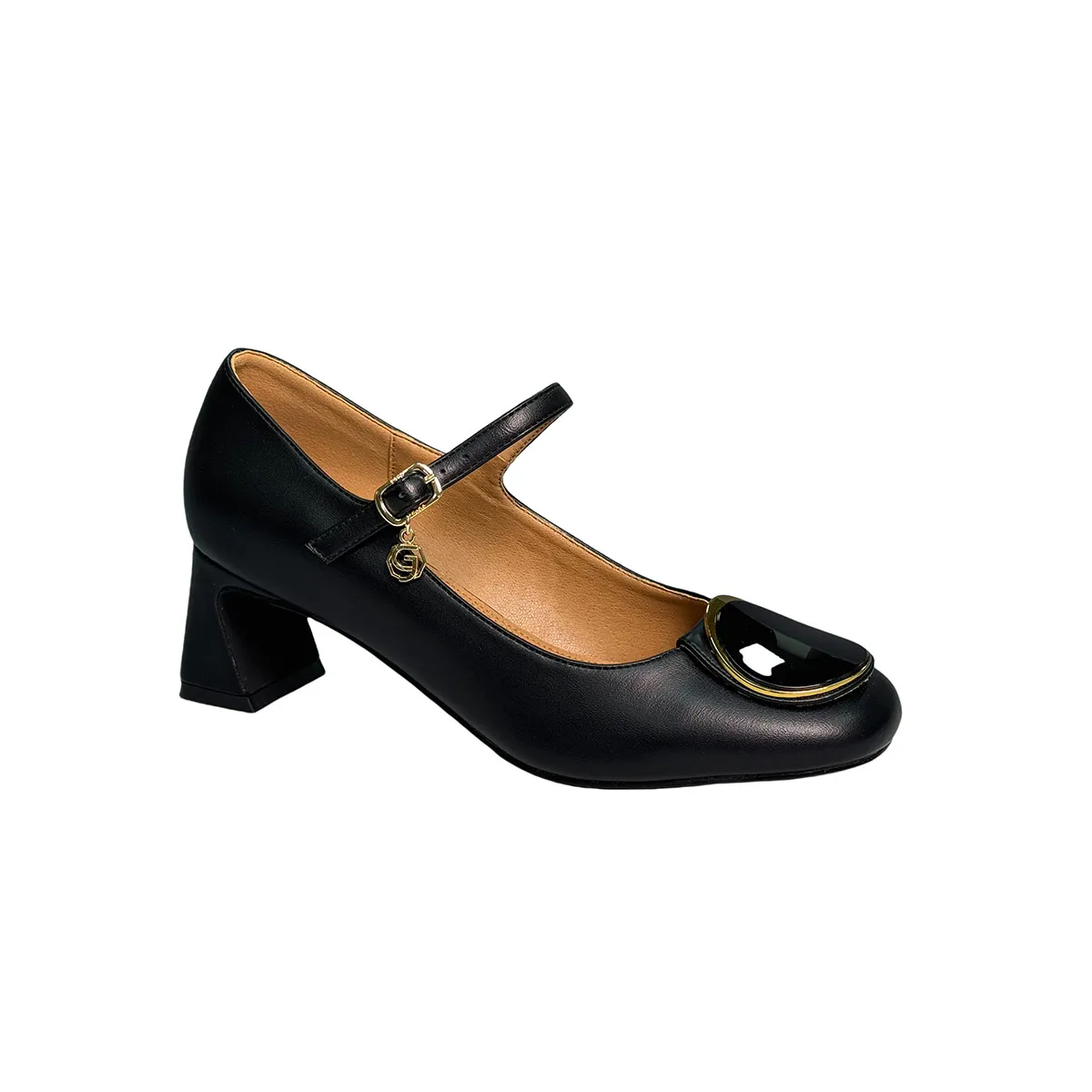 T-C004 Lady Office Wear Women's Pumps Shoes Block Office Heels With Straps