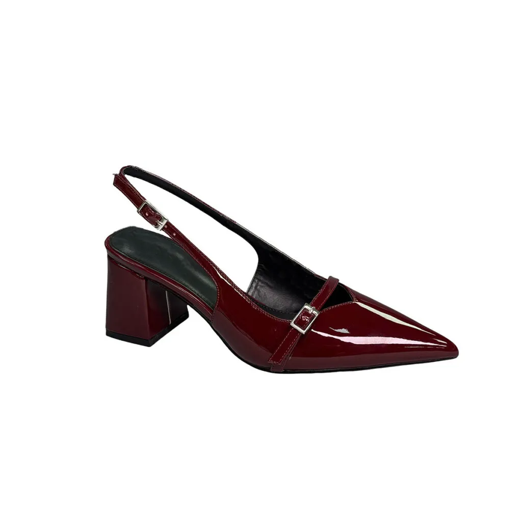 T-C059 New Pointed Thick Heel Large Women’s Sandals