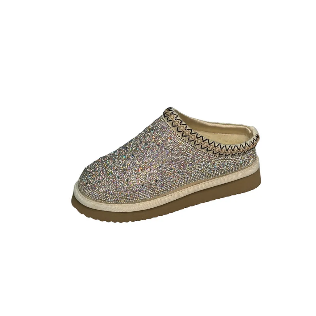 T-I006 Women’s Glitter New Fashion Winter slippers Muffin Thick Sole Warm Slippers