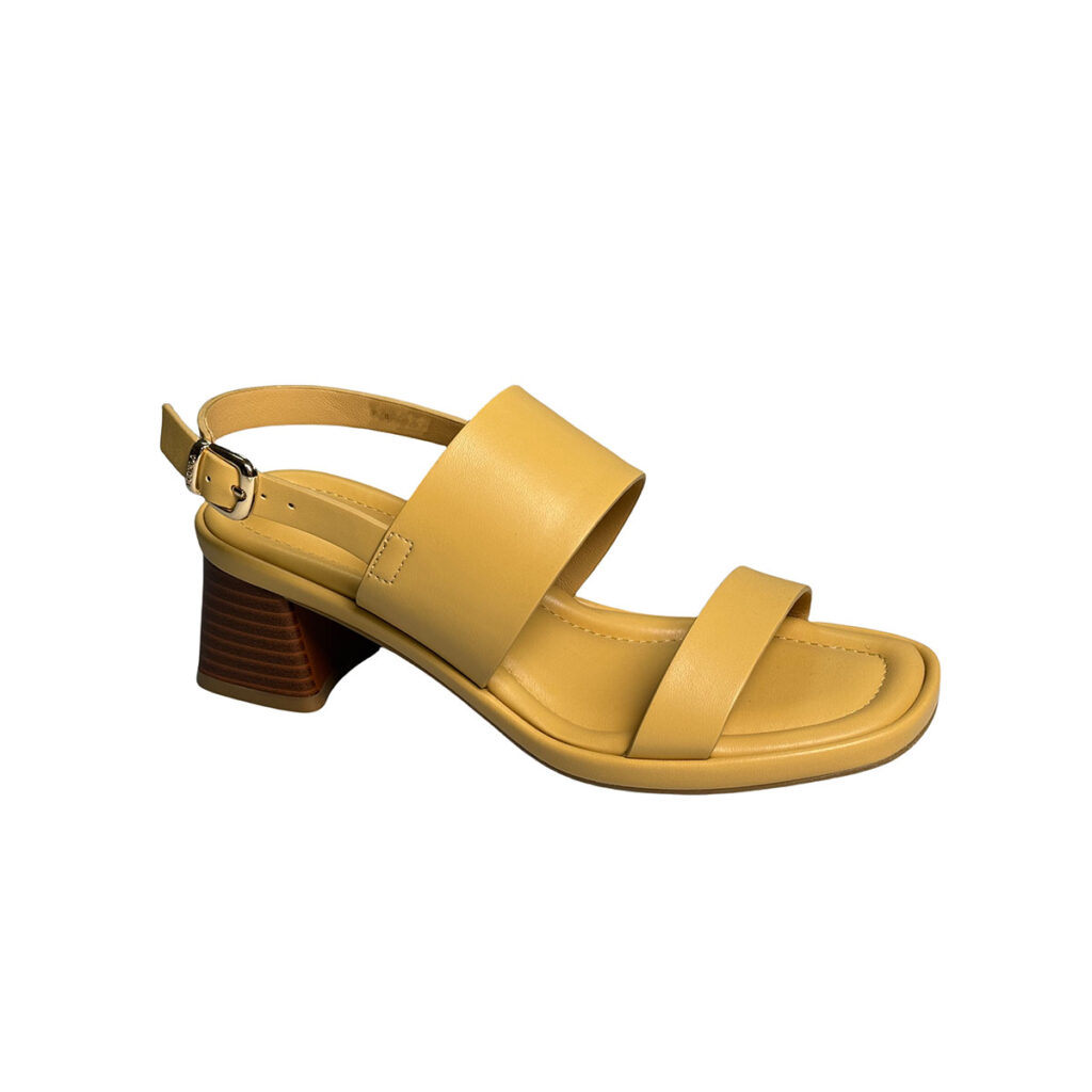 T-S023 Fashion Sexy Painted Edge square Wood High Heel Women’s Sandals