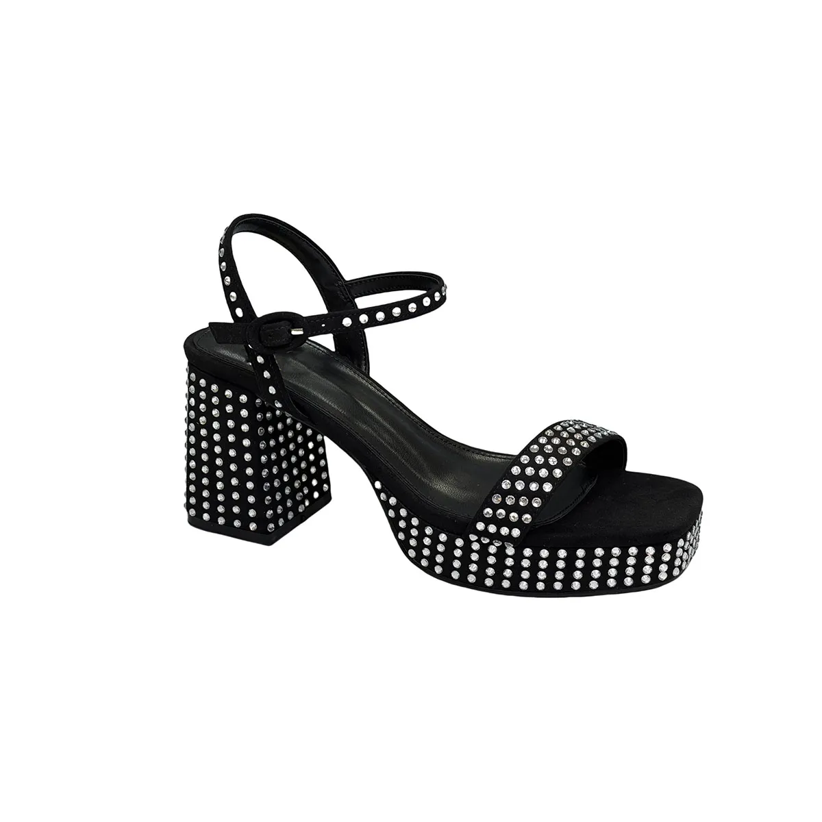 T-W013 Women Sexy Metal Nail Summer Comfort High-Heeled Booties With Peep Toes Fashion Shoes Sandal