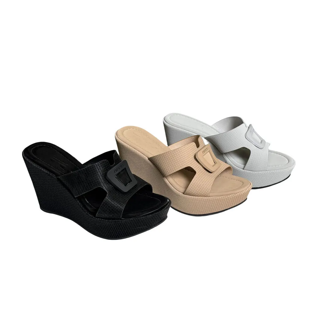 T-W016 Women’s High Beauty Wedge Casual Slippers Fashionable and Elegant Women’s Sandals