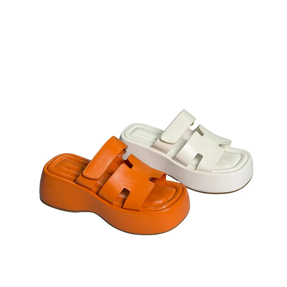 T-W018 New Fashion Lightweight Disposable Flat Thick Sole Sandals Large Comfortable Beach for Slippers for Sprin