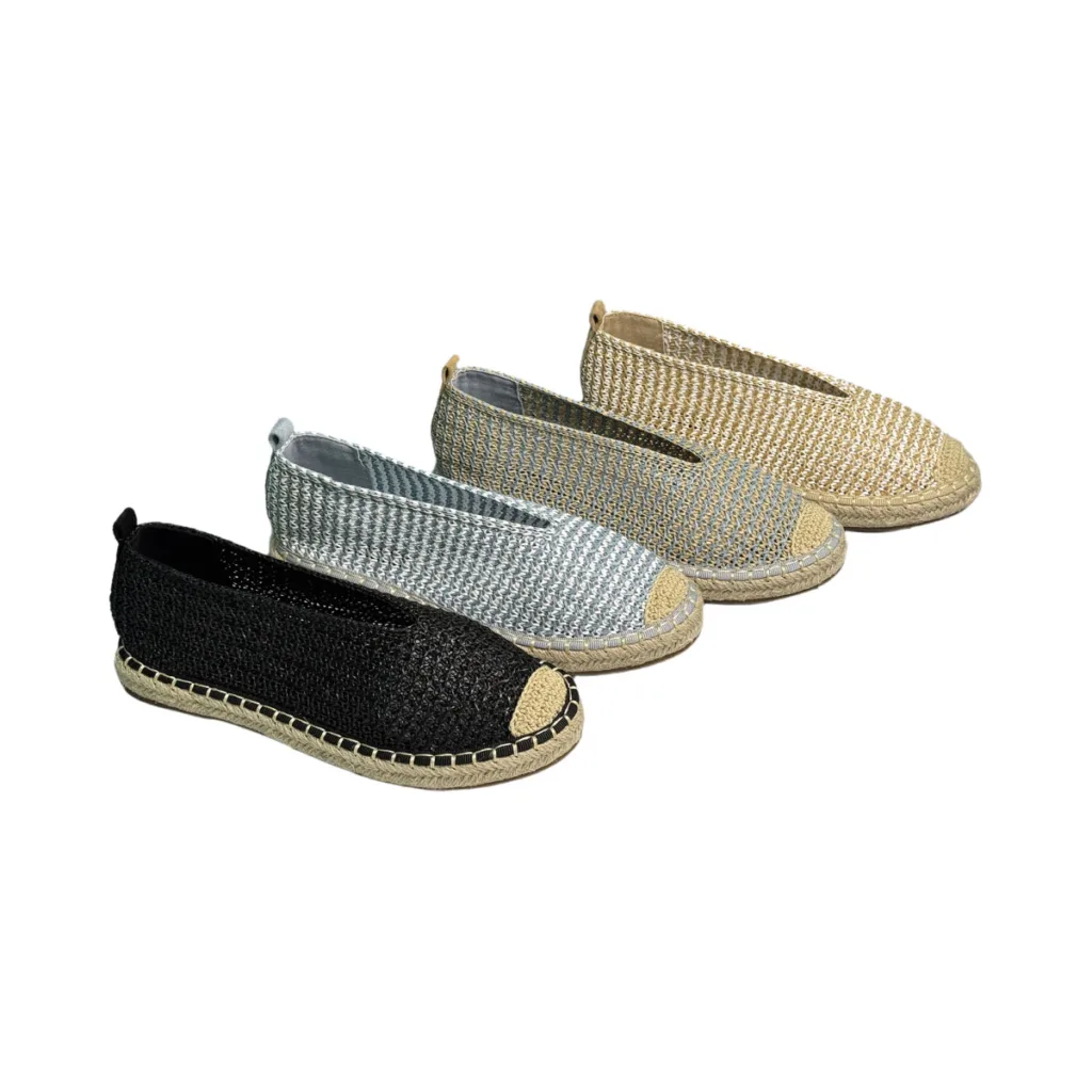 T-F033 Jute Espadrilles Shoes: Sustainable and Eco-Friendly New Style Footwear